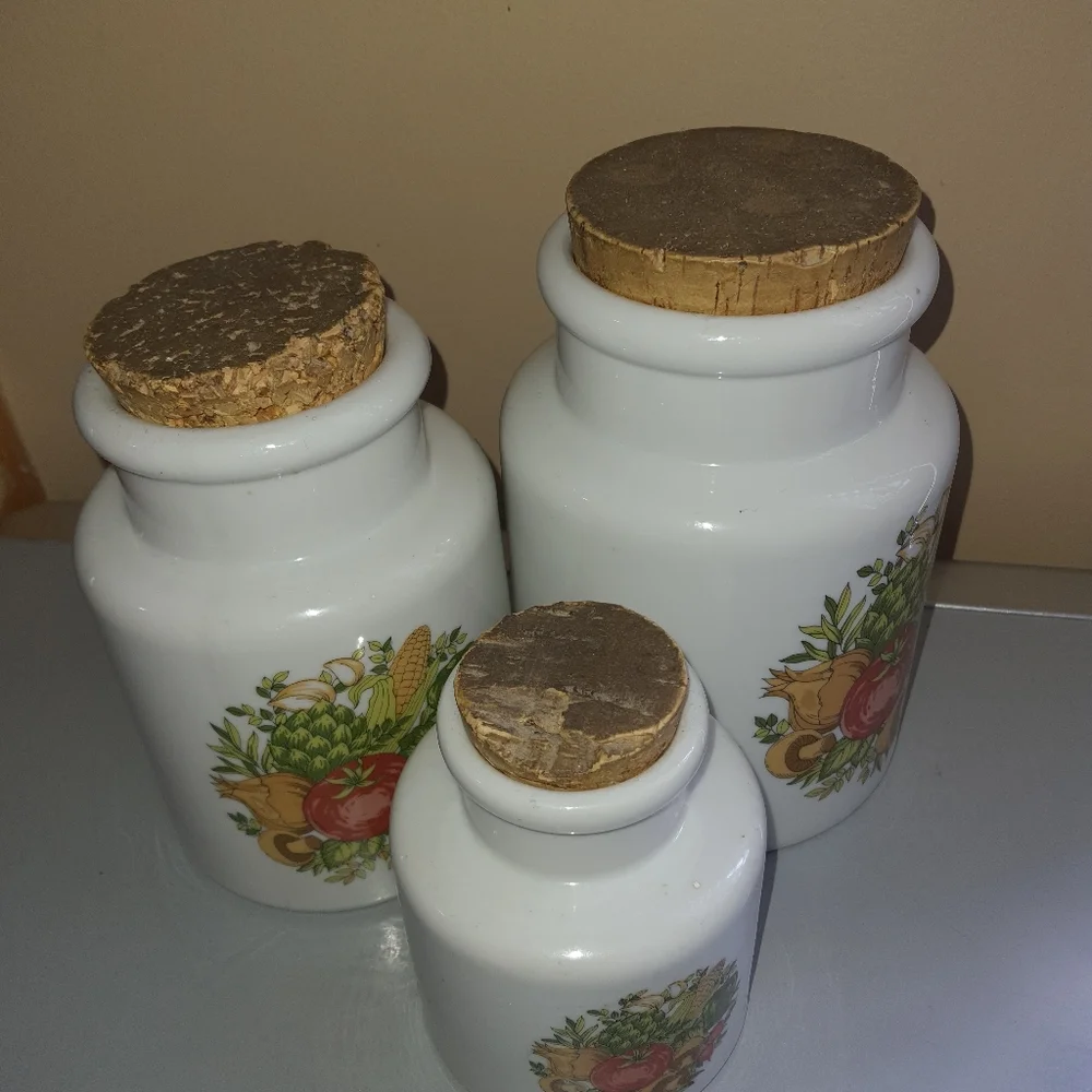 Vintage Container set (3) - Picture 1 of 4